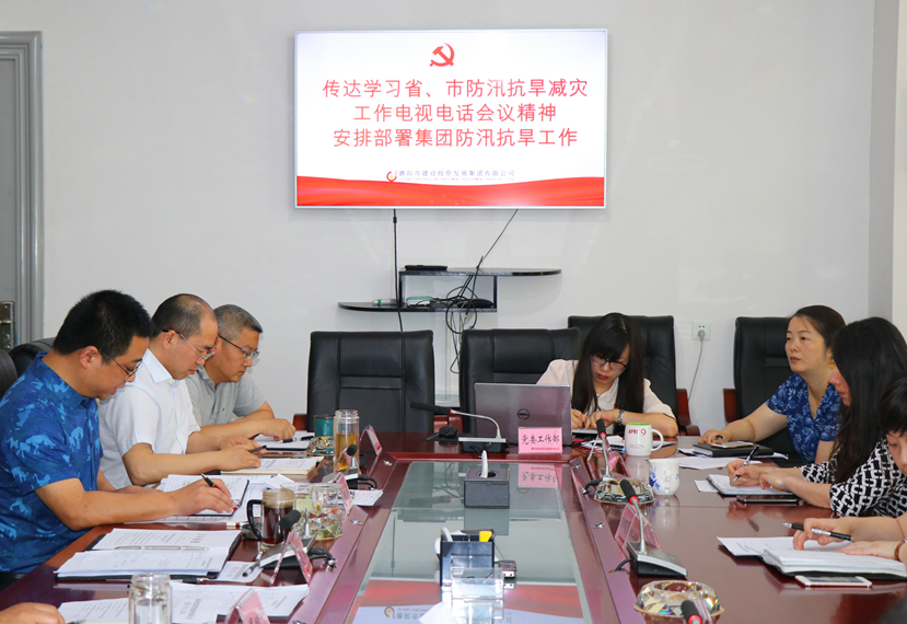 集團(tuán)公司召開黨委（擴(kuò)大）會，傳達(dá)學(xué)習(xí)省、市防汛抗旱減災(zāi)工作電視電話會議精神