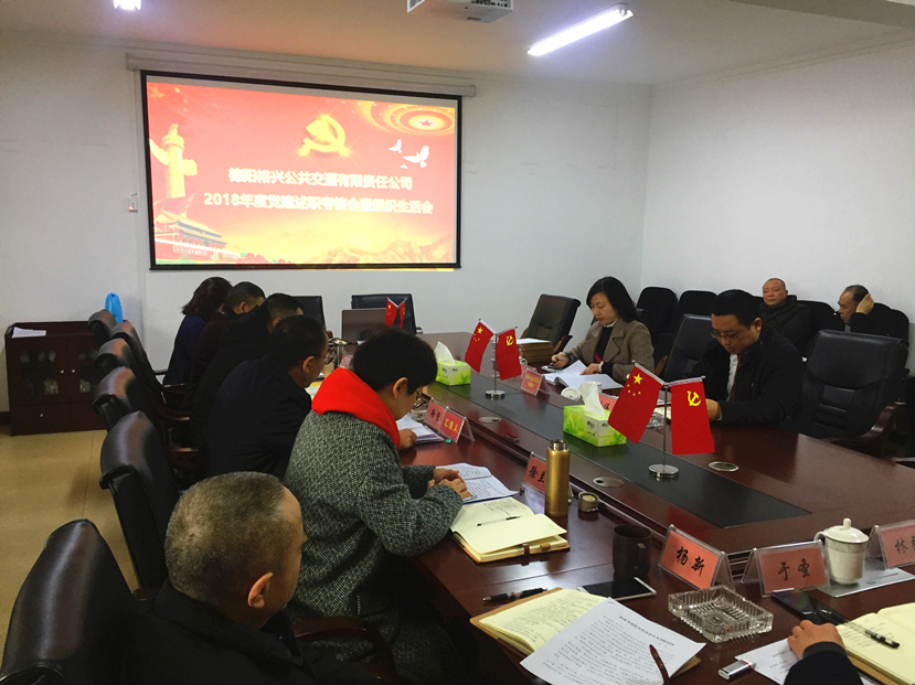 集團(tuán)公司開展2018年度基層黨組織抓黨建、黨風(fēng)廉潔建設(shè)專項(xiàng)述職考核